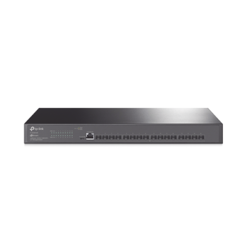 Switch Fibra Óptica L2+ Omada / 16 Puertos SFP+ 10G / 2 Puertos Consola (RJ45 y micro-USB) / Administración Centralizada Omada o Stand-Alone / Multicast IGMP / Calidad de Servicio / Montaje en Rack / Silencioso (sin ventiladores) Switch Fibra Óptica L2+ Omada / 16 Puertos SFP+ 10G / 2 Puertos Consola (RJ45 y micro-USB) / Administración Centralizada Omada o Stand-Alone / Multicast IGMP / Calidad de Servicio / Montaje en Rack / Silencioso (sin ventiladores)