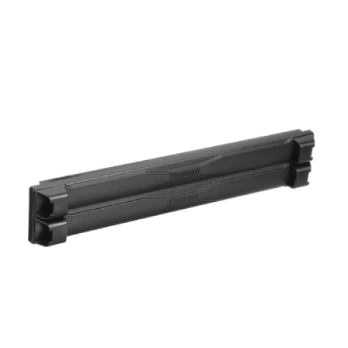 Tapa Ciega Estándar de 19in, Compatible con Racks con Rieles de Orificio Cuadrado, Instalación sin Herramienta, Plano, 2 UR, Color Negro