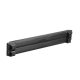 Tapa Ciega Estándar de 19in, Compatible con Racks con Rieles de Orificio Cuadrado, Instalación sin Herramienta, Plano, 2 UR, Color Negro