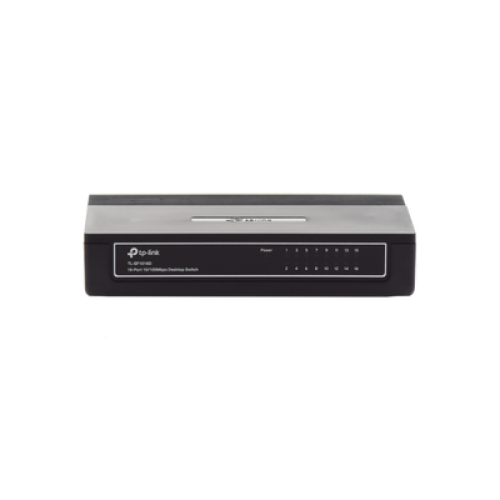 Switch no administrable de 16 puertos 10/100 Mbps para escritorio