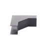 Esquinero Interior Color Negro de PVC Auto Axtinguible, Para Canaleta TMK-1720-N-CC (5220-02003)