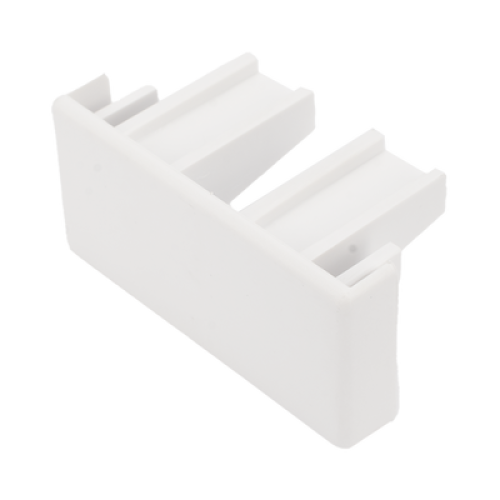 Tapa final color blanco de PVC auto extinguible,  para canaleta TMK1735, TMK1735SD (5390-02001)