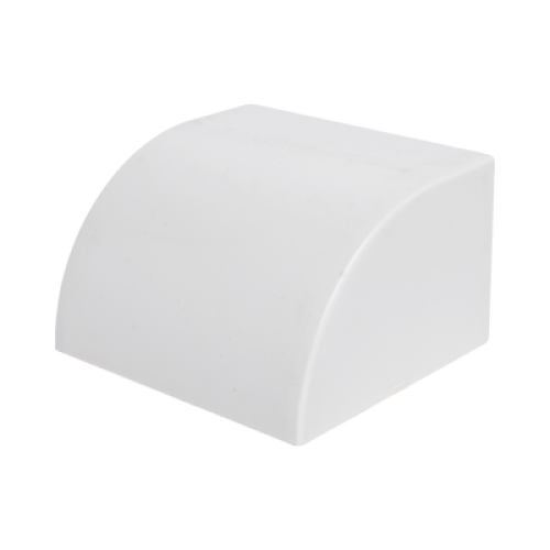 Tapa Final en Color Blanco de PVC Auto Extinguible, Para Canaleta TMK-4577 (5560-02001)