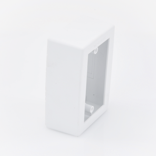 Caja de Registro Universal, Color Blanco de PVC Auto Extinguible (7902-02001)