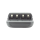 Cargador rápido de 2 compartimientos para baterías Ni-MH; Aplicable en baterías de 9 V /color negro