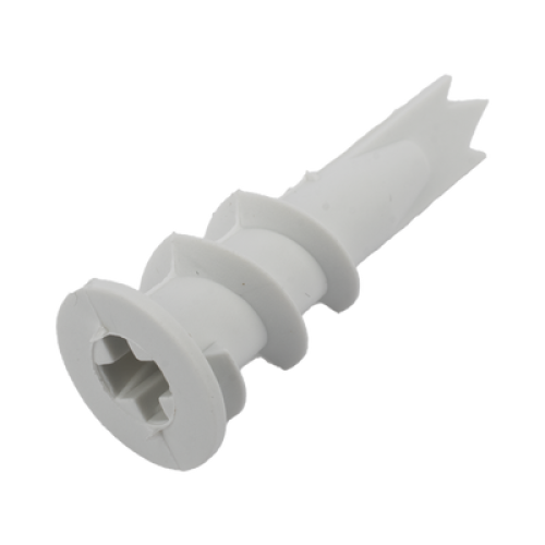 Kit de 10 taquetes autoperforables y 10 tornillos 10mm x 1 1/2