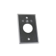 Tapa rectangular aluminio para contacto de 35.2 mm, tipo RR a prueba de intemperie.