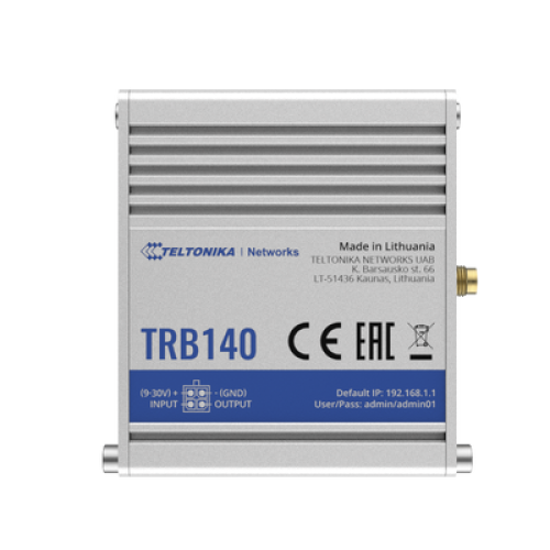 Router Industrial LTE 4G, con 1 puerto Ethernet 10/100/1000Mbps Gigabit
