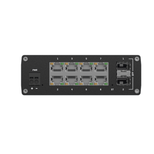 Switch Industrial Administrable L2, 8 puertos GE + 2 SFP, Soporta Profinet