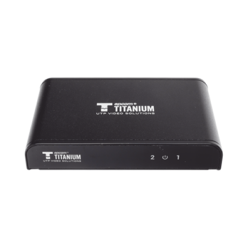 Divisor (Splitter) HDMI 4K de 1 entrada a 2 salidas / Soporta 4K×2K / HDMI 2.0 /  HDCP 2.2 / HDMI 3D / Longitud del cable de Entrada ≤30m, Salida ≤25m / Divide 1 Entrada de video HDMI  a 2 Salidas de Video HDMI (Simultaneas).