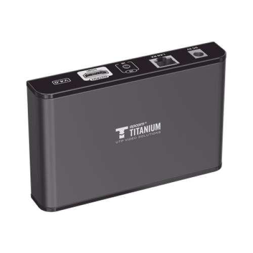 Receptor Compatible para Kits TT-383PRO4.0 / Resolución 1080P@60Hz / Cat 5e/6 / Distancia de 120 m / Control IR / Protocolo HDbitT / Compatible con Switch Gigabit .