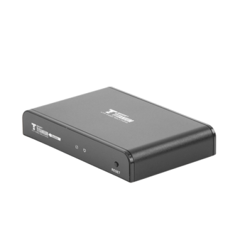 Receptor Compatible para Kits TT-383PRO4.0 / Resolución 1080P@60Hz / Cat 5e/6 / Distancia de 120 m / Control IR / Protocolo HDbitT / Compatible con Switch Gigabit .