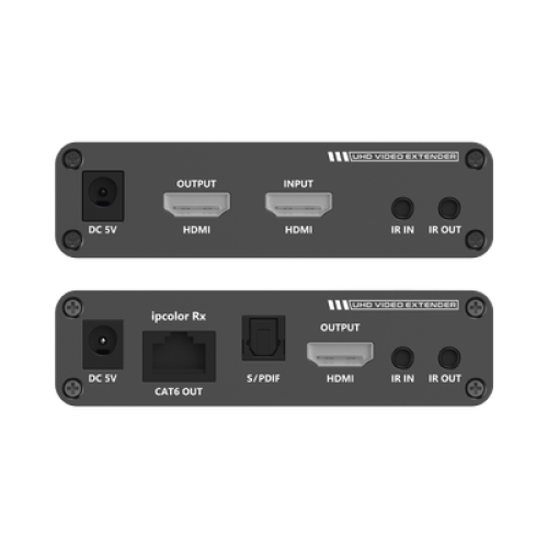 Kit Extensor HDMI hasta 700 metros con Conexión en Cascada / 4K @ 60 Hz/ 70 metros PTP con Cat 6, 6a y 7 / IPCOLOR / CERO LATENCIA / SIN COMPRIMIR / Salida Loop / IR bidireccional / Puerto S/PDIF / Soporta ARC / Soporta 10 TT-676-Rx. Kit Extensor HDMI hasta 700 metros con Conexión en Cascada / 4K @ 60 Hz/ 70 metros PTP con Cat 6, 6a y 7 / IPCOLOR / CERO LATENCIA / SIN COMPRIMIR / Salida Loop / IR bidireccional / Puerto S/PDIF / Soporta ARC / Soporta 10 TT-676-Rx.