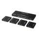 Kit Divisor y Extensor HDMI | 1x4 | Hasta 70 m |Resolución 4K @ 60 Hz |  Cat 6/6a/7 | IPCOLOR | CERO LATENCIA | Puerto S/PDIF | EDID | RS232 | Salida Loop / PoC