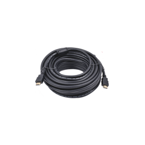 Cable HDMI de 20 Metros (65.62 Pies) (High Speed) / Resolución 4K / Soporta Canal de Retorno de Audio (ARC)/ Soporta 3D / Blindado para Reducir Interferencia / Chapado en Oro / Alta Resistencia y Durabilidad.