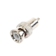 Adaptador en Línea para 75 Ohm, de Conector BNC Macho a RCA Macho en Aplicaciones de Audio-Video para Cámaras, Monitores y DVR's.