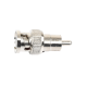 Adaptador en Línea para 75 Ohm, de Conector BNC Macho a RCA Macho en Aplicaciones de Audio-Video para Cámaras, Monitores y DVR's.