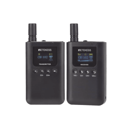 Kit para guía turístico de 1 transmisor y 10 receptores