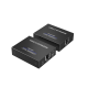 Kit EXTENSOR USB 2.0 de 4 Puertos para Distancias de Hasta  150 m | Soporta USB 2.0, USB 1.1 y USB 1.0 | UTP Cat 5e/6/6a/7 | Soporta Switch Gigabit | Ideal para Cámaras WEB, Impresoras, Escáner, Memorias, Mouse, etc.