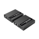 Kit extensor KVM (HDMI y USB) | 40m a 4k@30Hz  | 70m a 1080P@60Hz | Cat 6, 6a y 7 | CERO LATENCIA | HDR | Salida Loop | Salida de audio de 3.5mm |