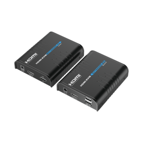 Kit extensor KVM (HDMI y USB) hasta 120 metros | Resolución 1080P @ 60 Hz | Soporta STP y UTP CAT6 | Soporta Switch Gigabit para control KVM múltiple | Soporta hasta 253 receptores | Transmite el Video y Controla tu DVR vía USB Kit extensor KVM (HDMI y USB) hasta 120 metros | Resolución 1080P @ 60 Hz | Soporta STP y UTP CAT6 | Soporta Switch Gigabit para control KVM múltiple | Soporta hasta 253 receptores | Transmite el Video y Controla tu DVR vía USB
