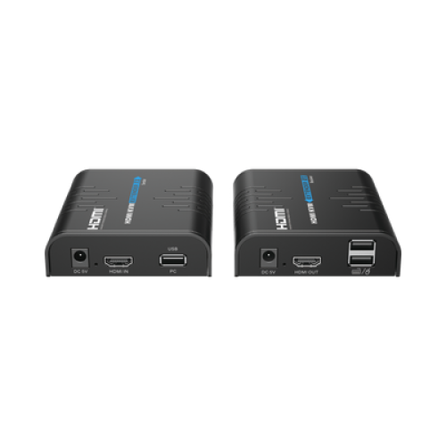 Kit extensor KVM (HDMI y USB) hasta 120 metros | Resolución 1080P @ 60 Hz | Soporta STP y UTP CAT6 | Soporta Switch Gigabit para control KVM múltiple | Soporta hasta 253 receptores | Transmite el Video y Controla tu DVR vía USB Kit extensor KVM (HDMI y USB) hasta 120 metros | Resolución 1080P @ 60 Hz | Soporta STP y UTP CAT6 | Soporta Switch Gigabit para control KVM múltiple | Soporta hasta 253 receptores | Transmite el Video y Controla tu DVR vía USB