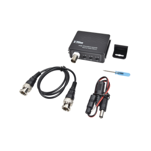 (TRANSCEPTOR) RECEPTOR DE VIDEO ACTIVO DE LARGO ALCANCE /  400 Metros con RECEPTOR ACTIVO TT4501T / Resolución 2 MP / Compatible con cámaras HD-TVI/CVI/AHD/CVBS / Protección Interconstruida contra sobretensión.