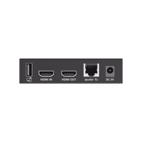 Kit Extensor KVM (HDMI y USB) hasta 120 metros | Transmite el Video y Controla tu DVR vía USB a distancia | Soporta resolución 4K @60Hz | Cat 6, 6a y 7 | Salida Loop en el Tx para visualización local  
