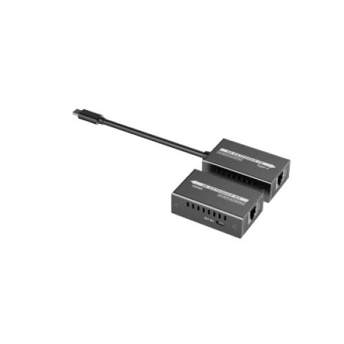 Extensor Mini 4K120Hz USB-C a HDMI | Transmisión 18 Gbps | Distancia 60m 4K@60Hz | HDR10 / HDCP 2.2 | Protección ESD ±8KV | Alimentación por Fuente de Señal