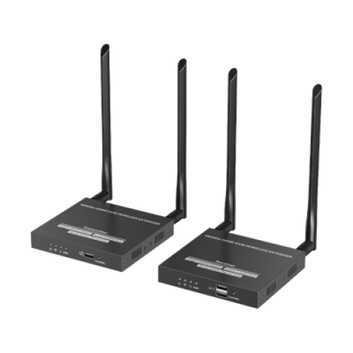 Kit Extensor Inalámbrico | 4K@60Hz | Transmisión hasta 50m | Transferencia IR | Emparejamiento SSID