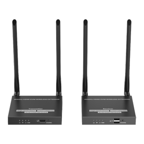 Kit Extensor Inalámbrico | 4K@60Hz | Transmisión hasta 50m | Transferencia IR | Emparejamiento SSID