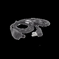 Micrófono de solapa con audífono ajustable al oído para KENWOOD TK3230/3000/3402/3312/3360/3170,NX240/340/220/320/420, TKD240/340