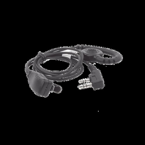 Micrófono de solapa con audífono ajustable al oído para KENWOOD TK3230/3000/3402/3312/3360/3170,NX240/340/220/320/420, TKD240/340