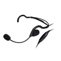 Diadema por detrás de la cabeza con boom flexible para radios TC-500/ 518/ 600/ 610/ 700 y para Modelos GP300/ SP-50/ P1225/ PRO3150/ MAG ONE/ EP450/ EP350