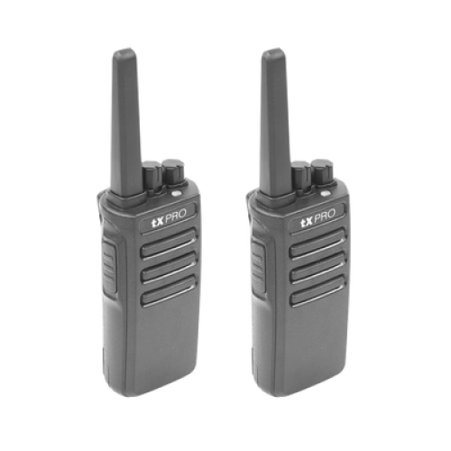 Par Radios Portátiles Analógicos VHF 136-174 MHz / 5W / 16 Canales / Scrambler / Preconfigurados