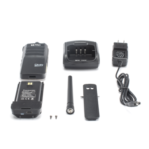 Radio Portátil Digital DMR UHF 400-470 MHz / 64 Canales / 4 Zonas / Cifrado / 5W 