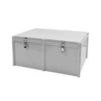 Gabinete Plástico para Exterior (IP65) de 560 X 380 x 265 mm Cierre por broche. Gabinete Plástico para Exterior (IP65) de 560 X 380 x 265 mm Cierre por broche.