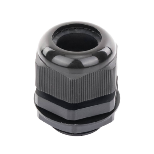 Conector Plástico Negro Tipo Glándula para Rosca NPT 1