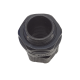 Conector Plástico Negro Tipo Glándula para Rosca NPT 1/2