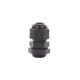 Conector Plástico Negro Tipo Glándula para Cable de 3.5 a 6 mm de Diámetro.