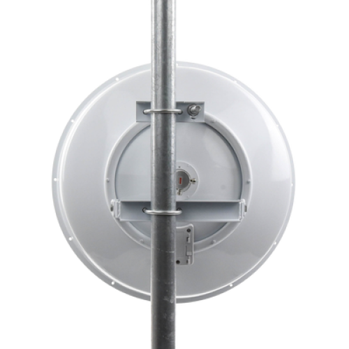 Antena direccional de alta resistencia, Ganancia 30 dBi, (4.9 -6.5 GHz), Plato hondo para mayor inmunidad al ruido, Conectores N-Hembra, Montaje y radomo incluido 