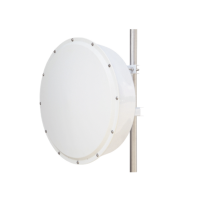 Antena direccional de alta resistencia, Ganancia 30 dBi, (4.9 -6.5 GHz), Plato hondo para mayor inmunidad al ruido, Conectores N-Hembra, Montaje y radomo incluido 