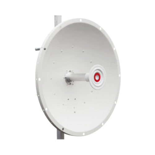 Antena direccional de 2ft, 5.1 a 7.1 GHz, Ganancia 30 dBi, Conectores RP-SMA Hembra, Polarización doble, incluye montaje para torre o mástil 