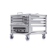Rack Abierto 6U Compacto y Apilable sin Herramientas para Equipos UniFi, Ensamblaje Toolless, Ruedas con Seguro y Expansión a 12U con Kit de Apilado