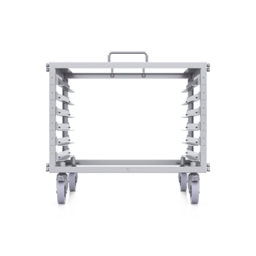 Rack Abierto 6U Compacto y Apilable sin Herramientas para Equipos UniFi, Ensamblaje Toolless, Ruedas con Seguro y Expansión a 12U con Kit de Apilado