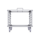 Rack Abierto 6U Compacto y Apilable sin Herramientas para Equipos UniFi, Ensamblaje Toolless, Ruedas con Seguro y Expansión a 12U con Kit de Apilado