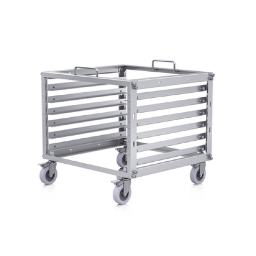 Rack Abierto 6U Compacto y Apilable sin Herramientas para Equipos UniFi, Ensamblaje Toolless, Ruedas con Seguro y Expansión a 12U con Kit de Apilado