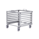 Rack Abierto 6U Compacto y Apilable sin Herramientas para Equipos UniFi, Ensamblaje Toolless, Ruedas con Seguro y Expansión a 12U con Kit de Apilado