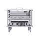 Rack Abierto 6U Compacto y Apilable sin Herramientas para Equipos UniFi, Ensamblaje Toolless, Ruedas con Seguro y Expansión a 12U con Kit de Apilado