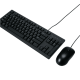 KIt de Teclado y Mouse Cableado / Diseño Elegante y Silencioso (No Requiere Drivers)